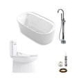 thumbnail image 1 of Sterling KBT-95334-T4200-NV Freestanding Bathtub Kit, White, 1 of 11