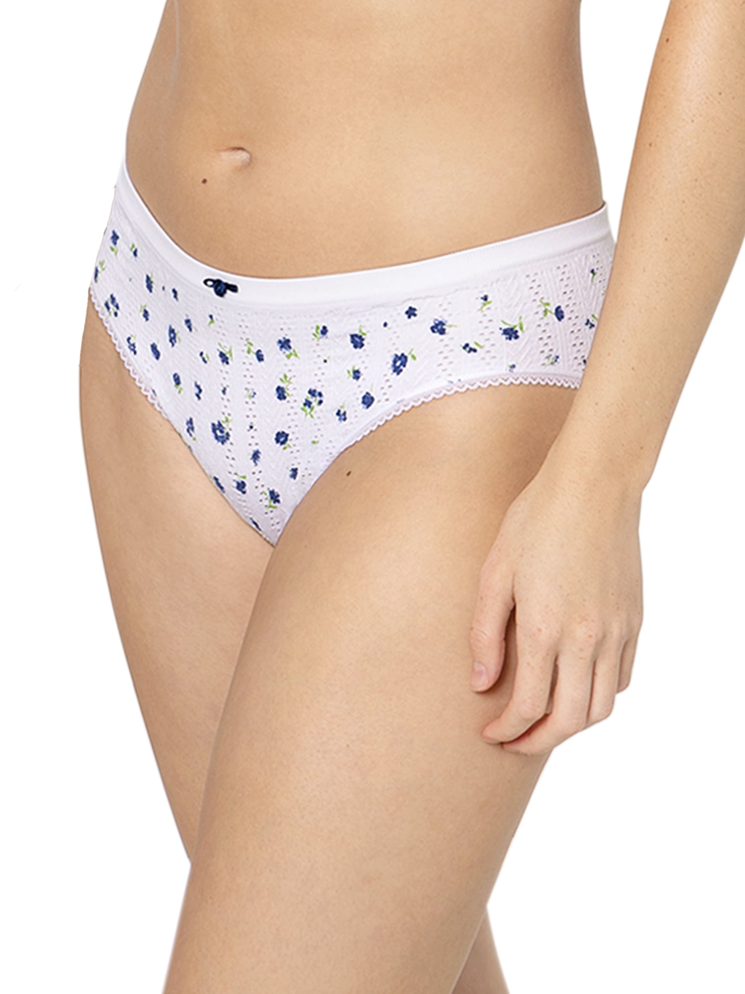 fresh collection by Fruit of the Loom Women's Seamless Pointelle Hipster Underwear 2-pack