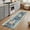 Blue, variant on Small Door Mat Indoor Outdoor 15.7"x23.6",Thanksgiving Fall Absorbent Non Slip Entry Rug,Rustic Retro Pumpkin Weeping Leaves Low Profile Welcome Mat for Front/Side Door Apartment Entrance Bathroom