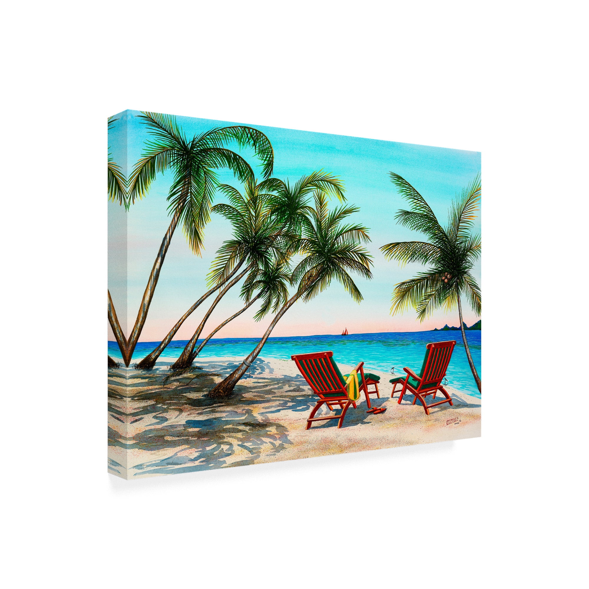 Trademark Fine Art 'Tropical Vacation' Canvas Art by Patrick Sullivan