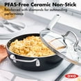 thumbnail image 2 of OXO Agility 10.24'' Nonstick Ceramic Chef’s Pan with Lid, 2 of 2