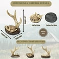thumbnail image 3 of Faux Antler Cell Phone Stand – Deer Antler Resin Holder for Smartphones – Rustic Phone Stand for Desk, Bedside, or Kitchen – Perfect Lodge, Cabin, or Country Décor Gift for Hunters and Nature Lovers, 3 of 11