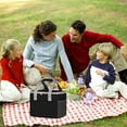 thumbnail image 4 of Insulated Aluminum Foil Lunch Bag - Black Thermal Cooler Bag, 27x22x18cm, Waterproof, Large Capacity, Leak Proof Design, Ideal for Office, Work, Picnics, and Travel, 4 of 6