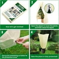 thumbnail image 5 of Winter Plants Protection Covers for Trees & Shrubs | 2-Pack Waterproof Windproof Cold Weather Bags with Zipper | Garden Yard Winterizing, 5 of 9