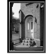 Historic Framed Print, Oak Hill Cemetery, Gatehouse, 3001 R Street Northwest, Washington, District of Columbia, DC - 3, 17-7/8" x 21-7/8"