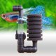 thumbnail image 2 of 2x Bomba de aire Betta Fry Acuario de Caída de agua Filtros de esponja de espuma doble - Gloria Filtro de agua de esponja, 2 of 9