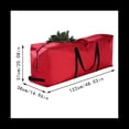 thumbnail image 2 of Bolsa de áRbol de Navidad Bolsa de Almacenamiento de DecoracióN de Navidad Plegable de Tela Oxford para Guardar Utensilios de Navidad RectáNgulo Rojo, 2 of 5