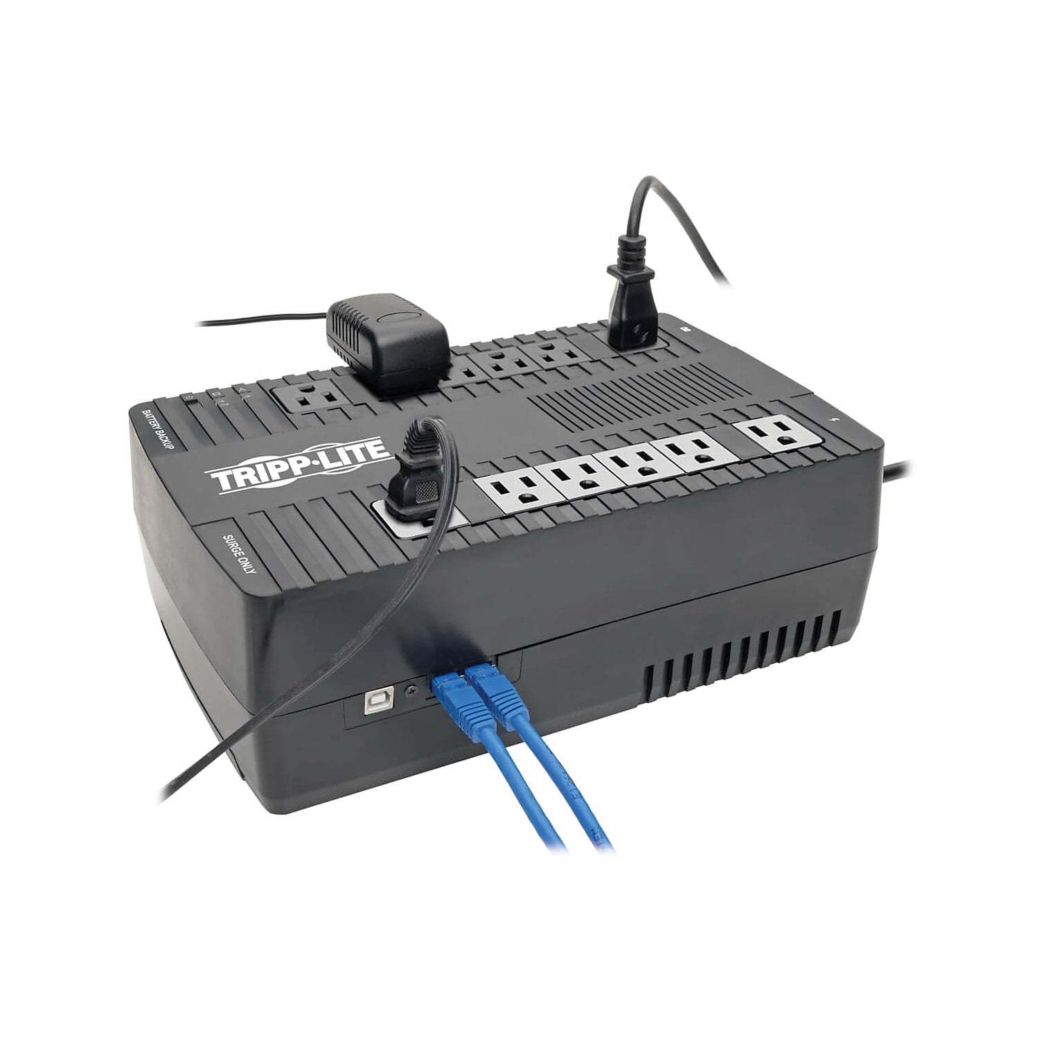 Tripp Lite UPS 900VA 480W Desktop Battery Back Up Compact 120V USB RJ11 50/60Hz Mini Desktop - 4 Hour Recharge - 1.70 Minute Stand-by - 110 V AC Input - 120 V AC Output - 12 x NEMA 5-15R