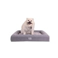 thumbnail image 1 of Cama Ortopédica para Mascota pet2go Gris Claro con Funda Removible y Lavable, 1 of 9