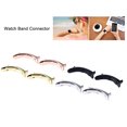thumbnail image 4 of Band 8 Pcs Watch Band Connector Black Gold Rose Gold Silver Alloy Strap Connection Adapter For   Watch 2 1, 4 of 8