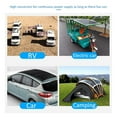 thumbnail image 3 of 100W/200W 100A Controller Solar Panel Dual 12v/5v USB Waterproof Solar Cells Poly Solar Cells for Car Yacht RV Battery Charger ,Easy to Install, 3 of 7