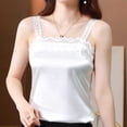 thumbnail image 4 of AUNVITO Women's Lace Trim Sleeveless Tank Top Round Neck Casual Fashionable, 4 of 5