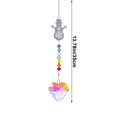 thumbnail image 3 of Crystal Suncatcher Home Garden Pendant, Large Hanging Window Ornament for Indoor Outdoor Garden and Balcony, Colorful Light Reflecting Feng Shui Decoration Gift, 3 of 6