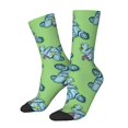 thumbnail image 1 of Balery Motorcycle Riding Dinosaur Pattern Crew Socks Unisex– Soft & Breathable Socks for Men & Women, One-Size Fits Most (US 5-11), Comfortable & Durable for Daily Wear, 1 of 6