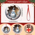Christmas Decorations,Acrylic Cartoon Cute Christmas Snow Man Car