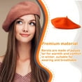 thumbnail image 4 of FNNMNNR Women Beret Korean Style Polyester Artist Hat Autumn Winter Beautiful Caps Breathable Headwear Party Apparel Stylish Clothing, 4 of 6