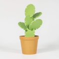 thumbnail image 4 of Hongchun Cactus Coaster Construction Set, Natural Bamboo Fibers, Green/Brown, 4 of 5