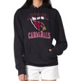 thumbnail image 4 of Women's G-III 4Her by Carl Banks Black Arizona Cardinals Team Logo Graphic Fleece Tri-Blend Pullover Hoodie, 4 of 5