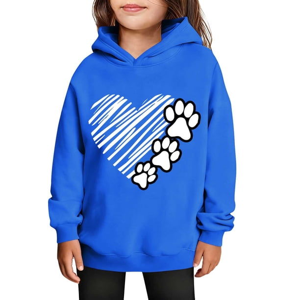 Sudaderas con capucha para niños y niñas, sudaderas casuales de manga larga, lindas sudaderas de gran tamaño con bolsillo de polar, chaquetas para niñas