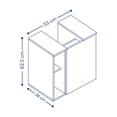 thumbnail image 4 of MOBI Mueble para Baño de Madera Modelo Limay en Color Blanco, 4 of 4