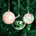 thumbnail image 4 of 1/12 bolas navideñas colgantes de plástico hueco transparente rellenables para hacer tú mismo, adornos colgantes para árbol de Navidad, regalos para fiestas en el hogar, caja de decoración, 4 of 5