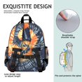 thumbnail image 5 of Colorful Tie Dye Pattern Backpack for School,Cute School Bag,Schoolbag with Adjustable Shoulder Straps & Padded Back,15.25"x11.5"x5.25", 5 of 5
