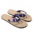 thumbnail image 1 of EIMELI Wuffmeow Women Summer Concise Anti-slip Wear-resistance Flower Pattern Sweet Flip Flops, 1 of 3
