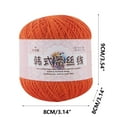 thumbnail image 4 of Lace Thread DIY Woven Mercerized Baby Fine Thread Crochet Yarn, 4 of 5