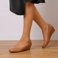 thumbnail image 3 of BURUDANI Women's Mid Wedge Heel Wide Pump Shoes Wide Available, 3 of 8
