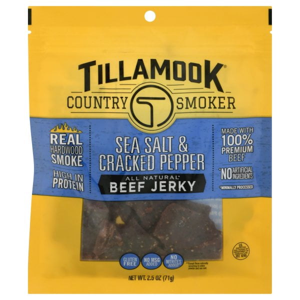Tillamook 2.5oz Salt & Pepper Beef Jerky