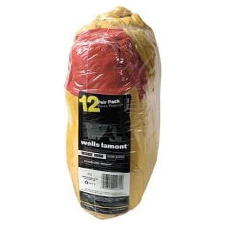 412 13 oz. Gold Chore Gloves, 12 Pack