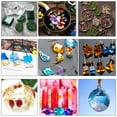 thumbnail image 2 of 142 PCS de fundición de resina y herramientas conjunto, herramientas sanía de joyería, colr brazalete colgante tesanales con BLESIY Molde de resina de silicona, 2 of 8