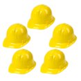thumbnail image 2 of 6/12/24/50/80 piezas de casco de seguridad de plástico amarillo para trabajadores de la construcción, decoración para fiestas de cumpleaños con temática de ingeniería para niños, 2 of 4