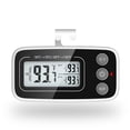 thumbnail image 2 of Refrigerador Termómetro Congelador Medidor de temperatura Sensor Pantalla digital LCD Dispositivos de nevera de alta precisión Hogar portátil Inevent HA010417-00, 2 of 7