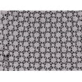 thumbnail image 2 of Zelouf Destine Flower Interlock  , Sewing, DIY, Crafts Fabric by the Yard, Pink/sil, 1 Yard, 2 of 2