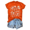 thumbnail image 1 of Mode Femme Décontractée Uni Mignon Imprimé Col Rond Manches Courtes Chemise Haut Compression Chemise Femme Femmes Course Manches Longues Femmes Actif Superposition T-Shirt pour Femmes Superposition Manches Longues Chemise Femmes Femmes, 1 of 2