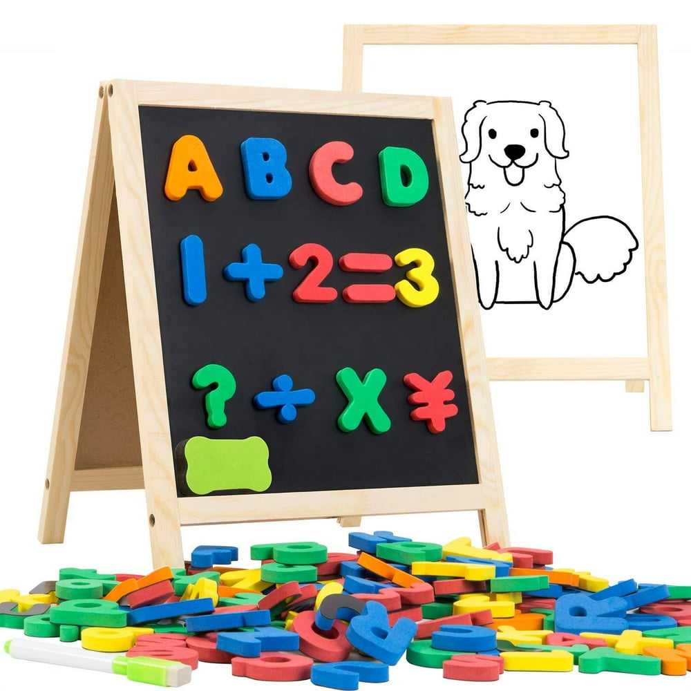 INNOCHEER Magnetic Letters and Numbers with Easel for Kids- 133 Pieces INNOCHEER Magnetic Letters and Numbers with Easel for Kids- 133 Pieces
