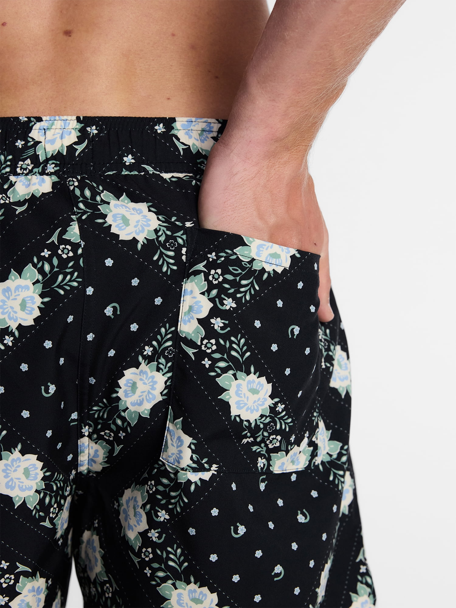 Kacey Lee Men's Swim Shorts, 5" Inseam, Sizes S-2XL