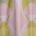 thumbnail image 4 of Designart 'Pastel Circular Retro Pattern IV' Mid-Century Modern Curtain Panel, 4 of 5