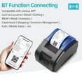 thumbnail image 4 of Riwcyla BISOFICE 58MM Desktop Receipt Printer USB+BT 203DPITermal Printing Compatible with Windows/Linux//Android/iOS Systems High,Speed Printing Support ESC/POS Command for Restaurants Ret, 4 of 6