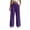 Purple, variant on Womens Pants Wide Leg Tall Long legs Sweatpants Baggy Drawstring Low Rise Lounge Pants Full Joggers with Pockets Pants for Women