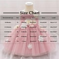 thumbnail image 3 of Moocorvic Baby Girl Tulle Dress Casual Flower Embroidery Toddler Dresses Wedding Gown for Summer Party Birthday Outfit 12-18 Months,Pink, 3 of 9
