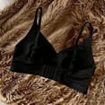 thumbnail image 7 of Hurxie Lift Bras for Women No Underwire Soft Push Up Wireless Bras V Neck Seamless Bralettes Black ,M, 7 of 7