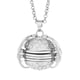 thumbnail image 2 of Collar con medallón de fotos expandible con alas de ángel, ideal para cumpleaños de niños, mujeres y niños. plata, 2 of 6