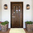 thumbnail image 5 of Goofa 16"x24" Inches Lemon Yellow Checkboard Doormats for Outdoor Entrance - Non-Slip Welcome Mat, Heavy Duty Door Mats Outdoor, Spring Doormat, 5 of 9
