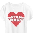 thumbnail image 3 of Star Wars - Valentine Heart Logo - Women's Short Sleeve Graphic T-Shirt, 3 of 5