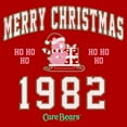 thumbnail image 2 of Men's Care Bears Merry Christmas Cheer Bear  Graphic Tee Red Small, 2 of 5