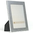 5x7 Hammered Metal Frame Silver