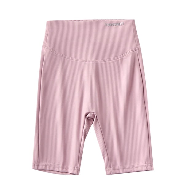 Odeerbi 2-13 Años Niñas Pantalones Cortos de Algodón Para Bicicleta Cintura Alta Seguridad Bajo Vestido Slip Pantalones Cortos Yoga Danza Pantalones Cortos Verano Transpirable Bermudas