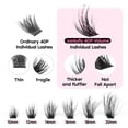 thumbnail image 2 of Kit de extensión de pestañas Zanlufly Volume 20 mm Mink Lashes, 2 of 7
